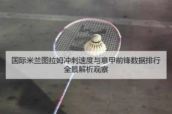 国际米兰图拉姆冲刺速度与意甲前锋数据排行全景解析观察